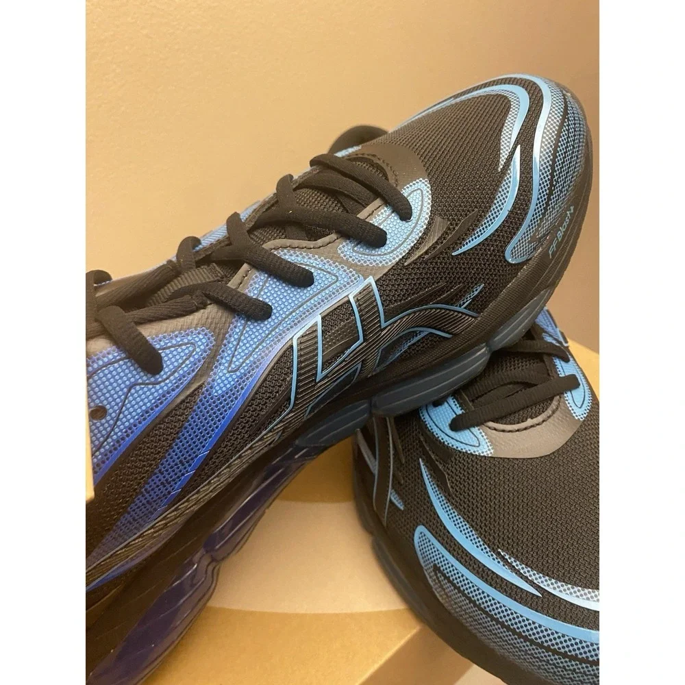 Size 13 US - ASICS GEL QUANTUM 360 Black Blue Men's Sneakers (New with Box)